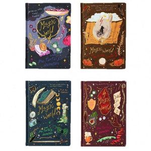 Cuaderno de Notas Creativo Magic World, Diseño Retro Portátil, con Ilustraciones a Color y Papel con Motivos Forestales - Product Image 5