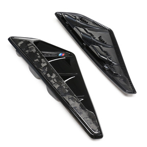Shengtian sửa đổi khô sợi Carbon Fender TRIM bên má G05 F95 phía trước/Phía sau lỗ thông hơi cho BMW X5/x5m dệt kỹ thuật - Product Image 4
