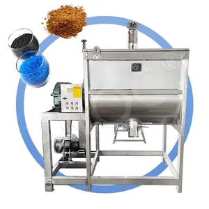Licuadora de polvo de proteína HNOC, máquina de mezcla Horizontal, cinta de especias secas, 200kg, 250kg, mezclador de alimentos para ganado por lotes
