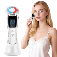 Hot and Cold Multifunctional <strong>Facial</strong> Massage Beauty <strong>Machine</strong> Cosmetic Skin Care Import Cleaning Instrument Face Lifting Device
