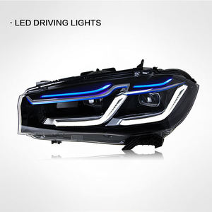 Feux avant LED haut de gamme pour BMW X5 F15 2014-2018, modèle du Nouvel An, <span class=keywords><strong>carrosserie</strong></span> de véhicule avec tension 12V - Product Image 2