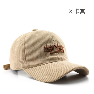 <span class=keywords><strong>Gorra</strong></span> de Béisbol de Pana de Alta Calidad con Bordado 3D, Ajustable, Estilo Dad Hat con Patrón de Letras de Nueva <span class=keywords><strong>York</strong></span> para Uso en Exteriores - Product Image 4