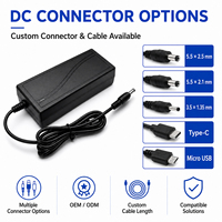 Adaptateur secteur 12V 5A 60W, alimentation à découpage AC/DC en ABS pour imprimantes et instruments électroniques