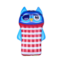 Bouée gonflable personnalisée motif hibou de la marque XinQi, certifiée par l'usine, en PVC, pour adultes, idéale pour le plaisir aquatique, vente chaude d'été, capacité <100kg