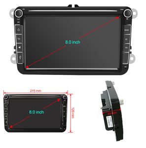 Radio Estéreo con GPS para coche, reproductor Multimedia con Android, vídeo, pantalla táctil, para Volkswagen/VW, <span class=keywords><strong>precio</strong></span> de fábrica - Product Image 2