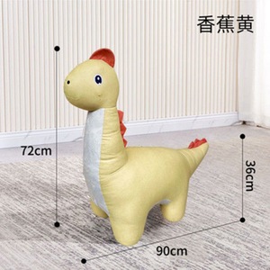 Panca/Sgabello Grande in <span class=keywords><strong>Legno</strong></span> Convertibile per Bambini, Design Moderno per Camera da Letto e Hotel, a Forma di Dinosauro Animale Cartone Animato - Product Image 4