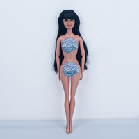 Poupée Articulée Personnalisable en Plastique ABS Noir, 15-30cm, Échelle 1:6, Mini Jouet, Poupée Afro-Américaine