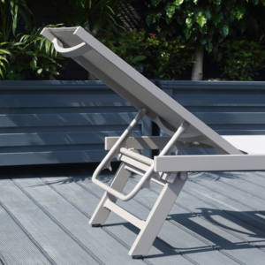 <span class=keywords><strong>Chaise</strong></span> <span class=keywords><strong>longue</strong></span> de luxe en <span class=keywords><strong>aluminium</strong></span>, portable et pliable, pour hôtel, terrasse extérieure, plage, <span class=keywords><strong>piscine</strong></span>, villa, parc, design moderne - Product Image 4