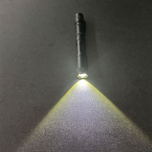 <b>Led</b> <b>Flashlight</b> 2 Section AA Telescopic With Pen Clip High Power For Hiking Camping Daily Use - Product Image 2