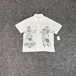 Chemise à manches courtes unisexe American Streetwear Aime Leon Dore à imprimé floral, respirante, infroissable, col rabattu, été - Product Image 1