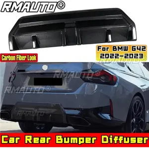 Accesorios para BMW G42 2022-2023, Difusor de Parachoques Trasero para BMW G42, Estilo Fibra de Carbono, Divisor de Estilo MP, Kit de Carrocería - Product Image 1