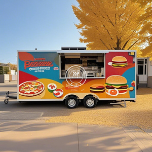 Petit café mobile 2025 à vendre, kiosque rapide, remorque de bar mobile, camion de nourriture OEM - Product Image 2