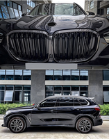 Vantwo Cadre décoratif de calandre avant en fibre de carbone sèche (non assemblage complet de la calandre) pour BMW X5 G05 2019+