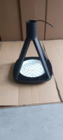 Lámpara de área delantera de 50W con sensor de movimiento y fotocélula, certificación CE RoHS, gris oscuro, para patio comercial