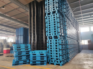 * Way * way <span class=keywords><strong>2</strong></span> * way way three Skids HDPE لون أزرق ثقيل شبكة انزلاق 3 معاد تدويرها وجه واحد لشركة الخدمات اللوجستية