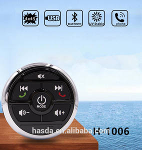 Lecteur MP3 marin IP66 de qualité supérieure H-1006, streaming audio via Bluetooth, appels téléphoniques, entrée USB, sortie RCA pour bateau, yacht, VTT, UTV, bateaux pneumatiques - Product Image 4