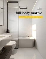 Carrelage de sol antibactérien blanc moderne 600x600mm, carreaux de porcelaine polie pleine masse émaillée pour murs et sols intérieurs