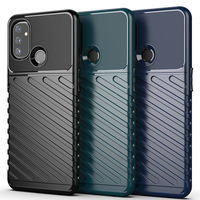 Coque de téléphone souple en silicone texturé antidérapant, antichoc et à couverture intégrale pour OnePlus 8 et Nord N100 5G avec protection anti-traces de doigts