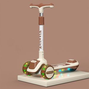 Meilleure vente, <span class=keywords><strong>trottinette</strong></span> pliable multifonctionnelle à 3 roues pour enfants, trottinettes pliables pour bébés et enfants - Product Image 4