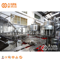 Usine d'eau minérale entièrement automatique / Ligne de production complète de machines de remplissage et d'embouteillage d'eau pour bouteilles PET d'eau minérale pure