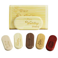 Clé USB 2.0 de haute qualité avec logo personnalisé multi-capacité 8 Go-2 To Emballage en bois de gros