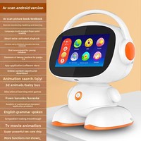 Robot d'apprentissage intelligent pour enfants Android avec IA, commande vocale, dialogue vidéo, danse, lecture AR par doigt, éducation à domicile et précoce, 32 Go