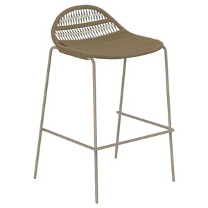 Nordic Rope Rattan aluminum Waterproof Dinning <b>Chair</b> Patio Restaurant Aluminium <b>Stackable</b> Outdoor bar <b>Chair</b> for Garden hotel - Product Image 6
