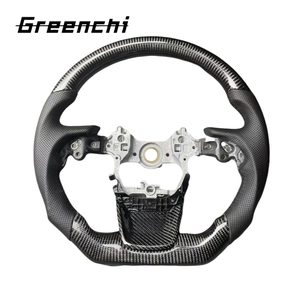 Para el nuevo volante de fibra de carbono deportivo de fondo plano Crown Highlander <span class=keywords><strong>Sienna</strong></span> Gravia de Toyota, actualización y personalización - Product Image 2