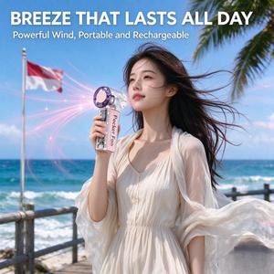 Seasonal Sale Commercial High Quality Hand <b>Fan</b> Corrugated Box Mini Portable Pocket <b>Fan</b> - Product Image 1