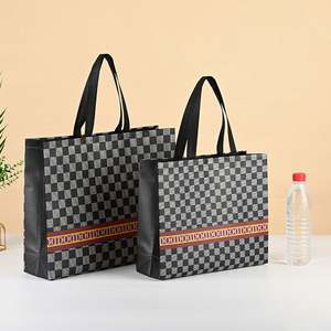 Bolsas de Compras Portátiles Promocionales al por Mayor, Bolsas Reutilizables Ecológicas, Bolsas de Tela No Tejida con Logotipo Personalizado - Product Image 3