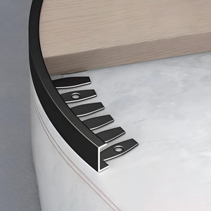 Profilé en aluminium en L anti-corrosion pour <span class=keywords><strong>carrelage</strong></span> de patio extérieur, bordure étanche pour <span class=keywords><strong>carrelage</strong></span> de sol, garniture décorative d'angle - Product Image 6