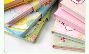 Carnet à boutons magnétiques <span class=keywords><strong>Mikko</strong></span> B6 sous licence MK005, couverture en cuir PU mignon, pages intérieures colorées, papeterie, carnet B6 - Product Image 6