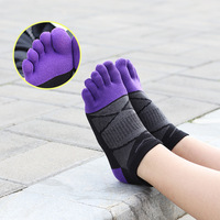 Chaussettes à cinq doigts pour hommes, longueur cheville, respirantes, en maille, chaussettes de sport, séchage rapide, douces pour l'athlétisme