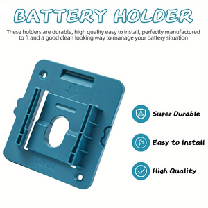<span class=keywords><strong>Support</strong></span> de <span class=keywords><strong>batterie</strong></span> pour <span class=keywords><strong>batterie</strong></span> <span class=keywords><strong>Makita</strong></span> 18V, <span class=keywords><strong>support</strong></span> mural pour batteries, organisateur de rangement pour outils électriques BL1830 BL1840 BL1850 - Product Image 2