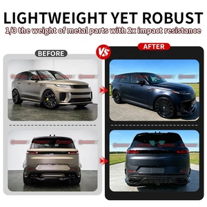 ชุดแต่งตัวถังคาร์บอนไฟเบอร์แบบแห้ง MSY Style ปี 2024 สำหรับ Land Rover Sport SV ประกอบด้วยลิ้นกันชนหน้า ช่องระบายอากาศ สเกิร์ตข้าง กระจังหน้าหลัก สปอยเลอร์หลัง และปีกหลังคา - Product Image 2