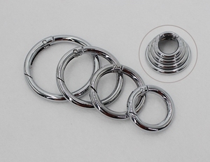 <span class=keywords><strong>18</strong></span>-40mm Kim loại ví khóa O-<span class=keywords><strong>ring</strong></span> mùa xuân Cửa Khóa Carabiner Snap hook Keyring Keychain Clasp DIY túi đồ trang sức phụ kiện - Product Image 2