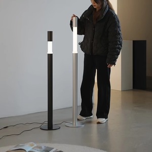 Minimalist Slide Floor <b>Lamp</b> Adjustable Height Touch Control LED Light Source Changeable Color For Living Room Bedroom Entrance - Product Image 3