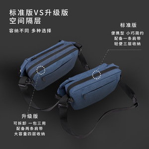 Bolso Bandolera para Hombre WePower, Gran Capacidad, Impermeable, Ultraligero, Color Sólido, Compartimento Interior, Portátil, para Ciclismo - Product Image 3