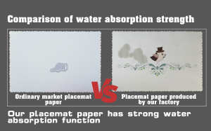 Impression personnalisée OEM ODM en stock, sets de table carrés en papier pour repas, sublimation - Product Image 4