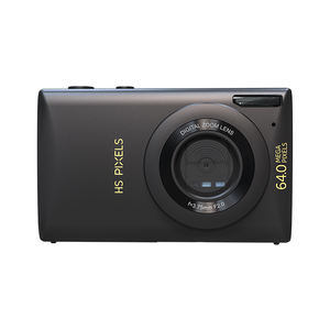 Mode rose Portable 64MP Photo Vlogging Mini carte vidéo taille MP3 corps Photo numérique 4k caméra Compact avec caméra - Product Image 4