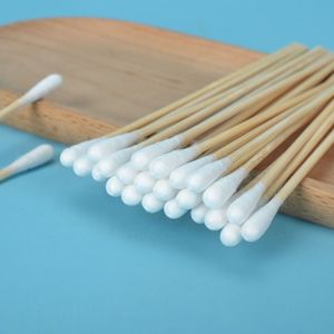 Hisopos Médicos de Algodón de 15cm, 25 Unidades, con Palito de Bambú, Desechables, para Uso Hospitalario - Product Image 3
