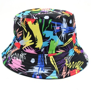 Unisex Fashion Argyle Cartoon Leaf 100% Cotton Bucket <b>Hat</b> for <b>Men</b> Women Custom Summer Outdoor Activities Hiking Beach <b>Sun</b> Travel - Product Image 1