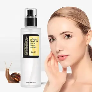 مصل للوجه عضوي للعناية بالبشرة من OEM علامة خاصة مصل حلزون متقدم 96 Mucin Power Essence مصل للوجه