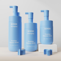 Bouteilles en plastique PET personnalisées avec logo OEM, pompe à mousse cosmétique, 150 ml, 200 ml, 300 ml, vaporisateur pour mousse, distributeur de savon pour les mains, emballage