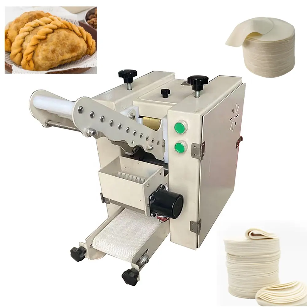 Commercial Round Square Samosa Empanada Skin Making Machine Wonton Dumpling Wrapper Machine Price