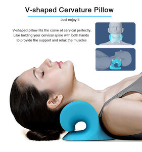 Penjualan Terbaik penghilang nyeri leher bahu santai bantal <span class=keywords><strong>Chiropractic</strong></span> serviks leher traksi tandu - Product Image 3