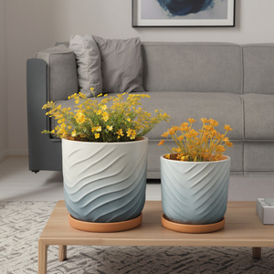 Ceramic Garden Planter <strong>Flower</strong> <strong>Pot</strong> for Indoor/Outdoor Plants Stylish Home Decor - Product Image 5