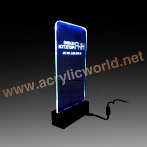 Exhibidor Acrílico LED Personalizable, Soporte Publicitario Acrílico con Iluminación LED - Product Image 6