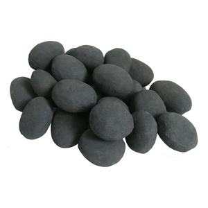 Gas Log Stone Firepit Rock Stone Fire Piedras <span class=keywords><strong>de</strong></span> cerámica 24 unids/set - Product Image 2