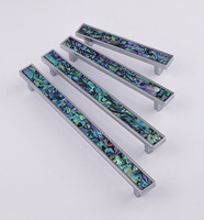 Poignées de meubles solides en vente chaude, boutons en laiton, coquille naturelle, poignée de placard, chrome argenté, poignées de garde-robe